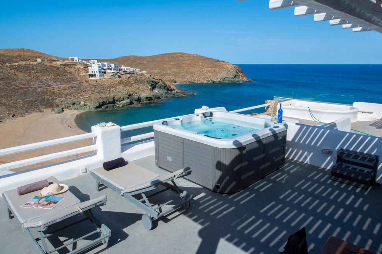 Villa Merhia Seaview Oasis With Pool & Hot Tub Exterior foto